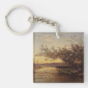La Camargue, Coucher De Soleil – Félix Ziem Keychain
