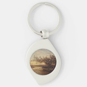 La Camargue, Coucher De Soleil – Félix Ziem Keychain