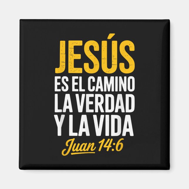 La Camisa De Jesus En Espanol Christian Spanish  Magnet (Front)