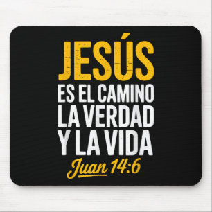 La Camisa De Jesus En Espanol Christian Spanish  Mouse Pad