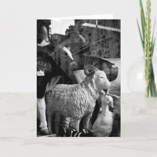 La Campagne à Paris rue Daguerre Sheep Cows Card