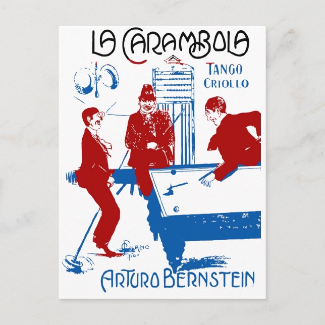La CarambolaTango Postcard (Front)