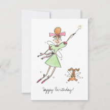 La carte d'anniversaire de la petite fille