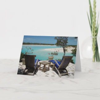 La carte d'anniversaire se reposent dans la