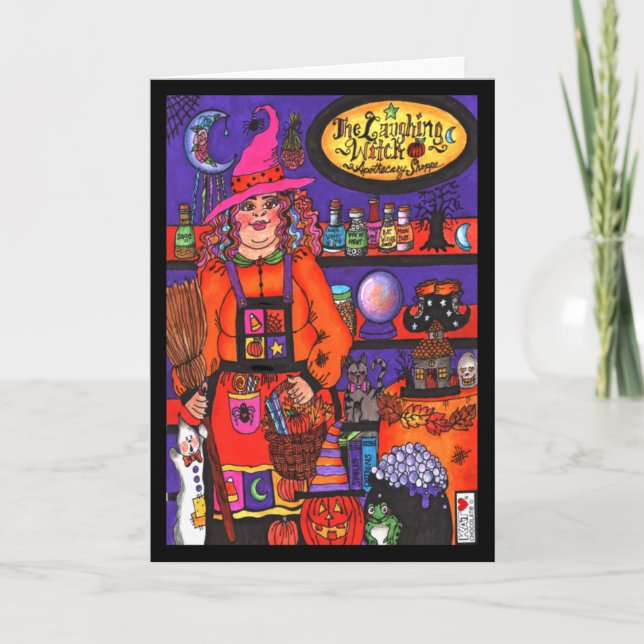 La carte d'apothèque de sorcière riante (Devant)