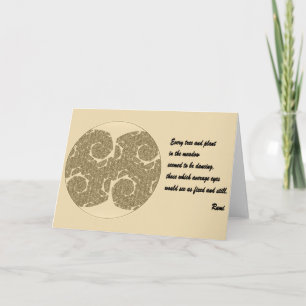 La carte de crédit. Tree Mandala Design