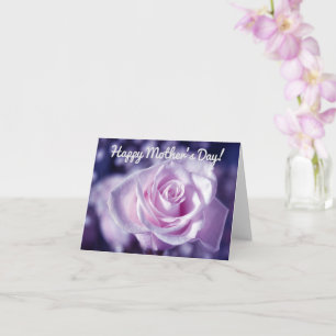 La carte de fête des mères rose rose la plus douce