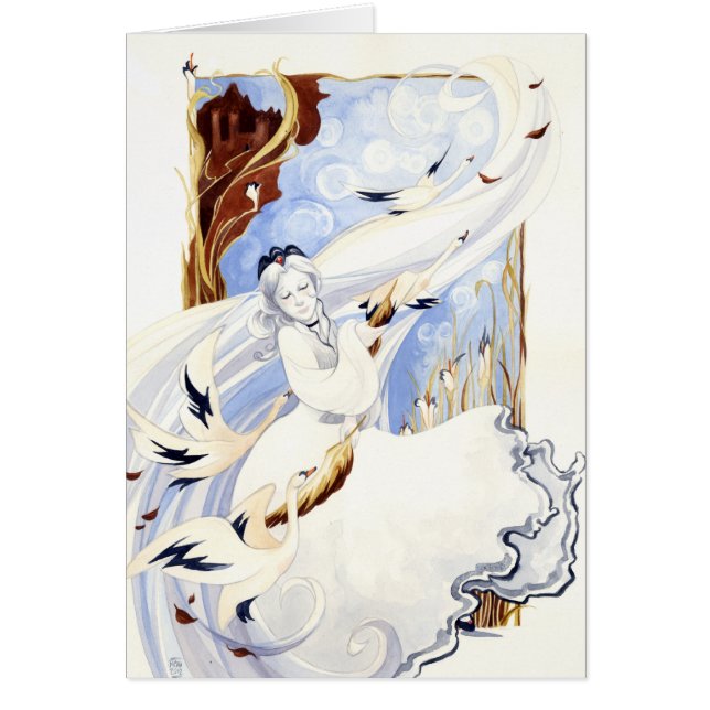 La carte de la Reine de cygne (Devant)