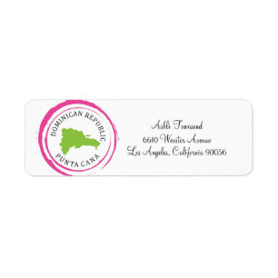 La carte de la République Dominicaine et
