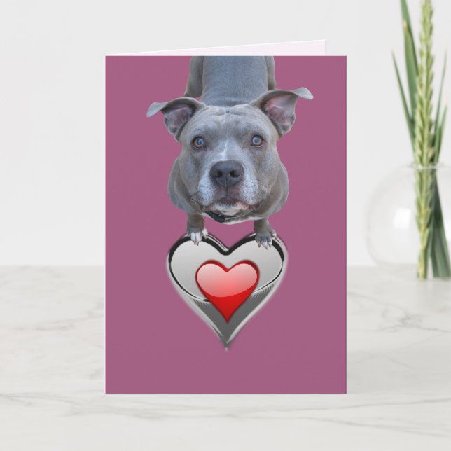La carte de la Saint-Valentin de deux coeurs (Devant)