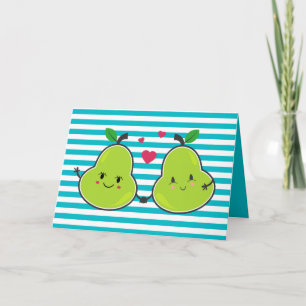 La carte de la Saint Valentin Love Kawaii