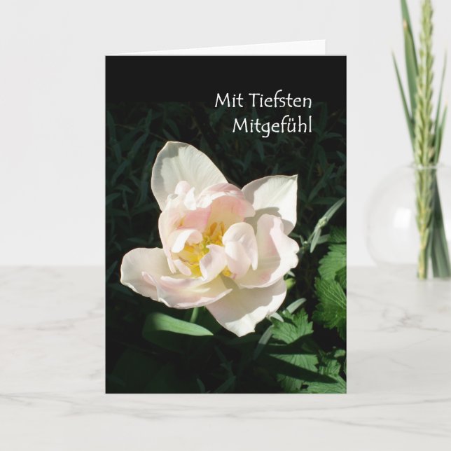 La Carte de la sympathie de Tulip (Devant)