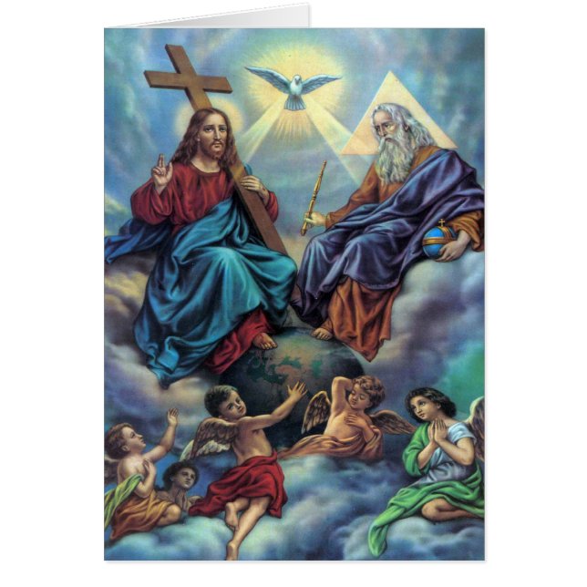 La carte de la trinité la plus sainte (Devant)