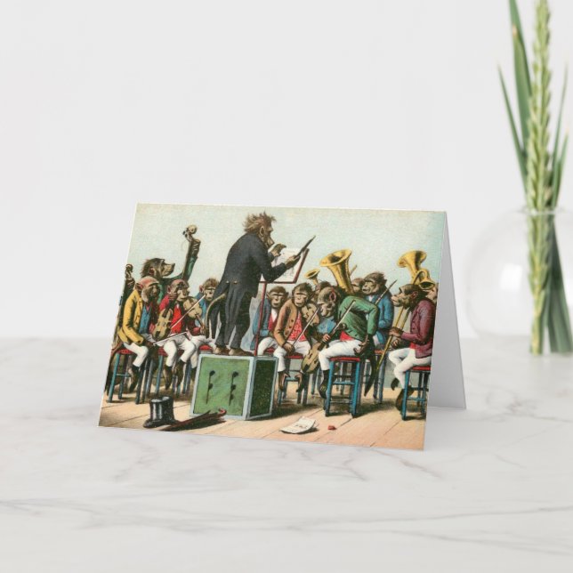 La carte de l'orchestre du singe (Devant)