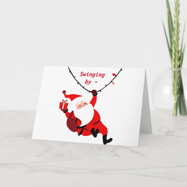 LA CARTE DE NOËL DE PÈRE NOËL POUR N'IMPORTE QUI (Devant)