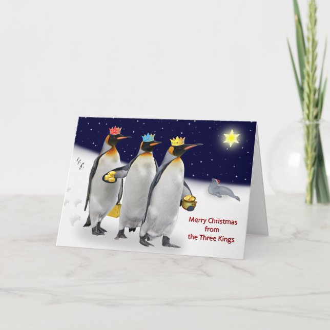 La carte de Noël des trois rois (Devant)