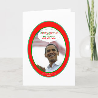 La carte de Noël d'Obama