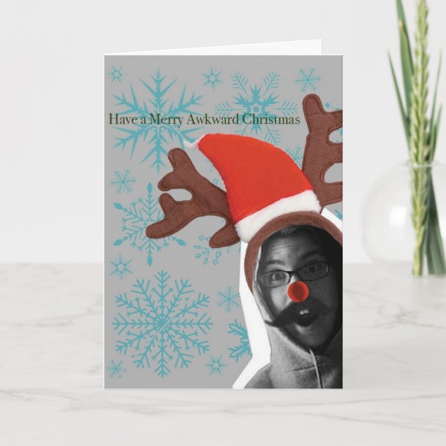 La carte de Noël maladroite (Devant)