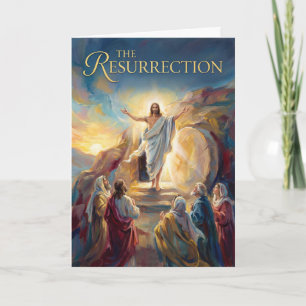 La carte de Pâques de la Résurrection