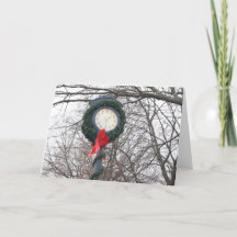 La carte de pointage de Noël