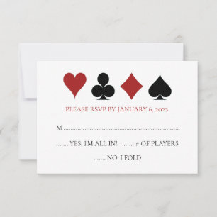 La carte de poker Las Vegas convient au mariage RS