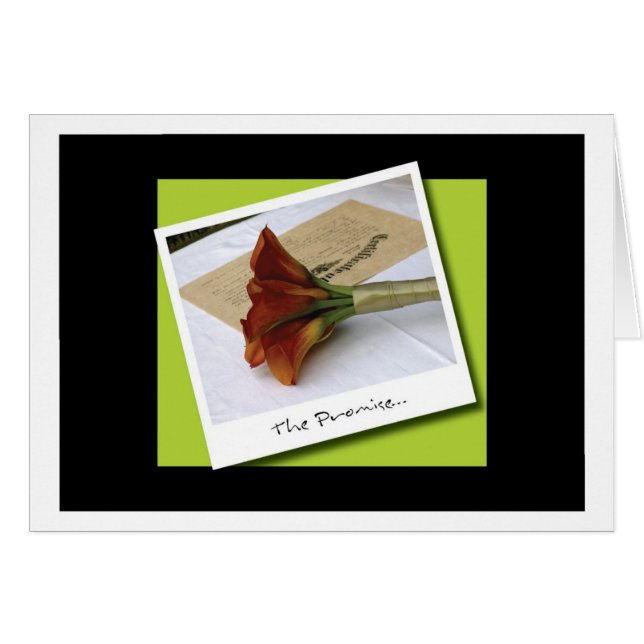 La carte de promesse… (Devant horizontal)