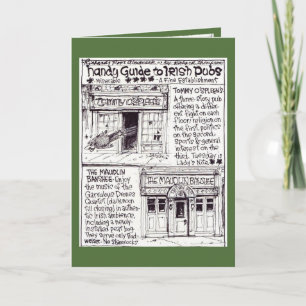 La carte de Pub