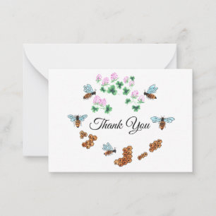 La Carte de remerciements des abeilles