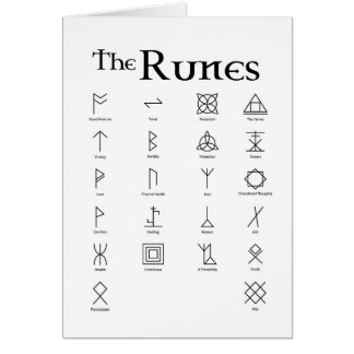 La carte de runes