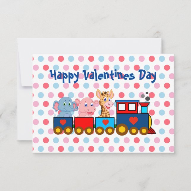 La carte de Saint Valentin de l'enfant (Devant)
