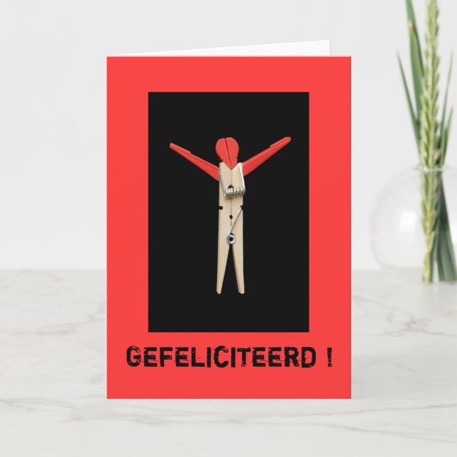 La carte de souhait félicitée (Devant)