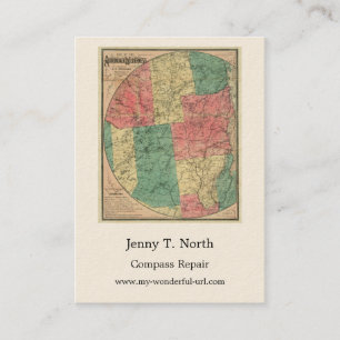 La carte de Stoddard de la nature sauvage des Adir