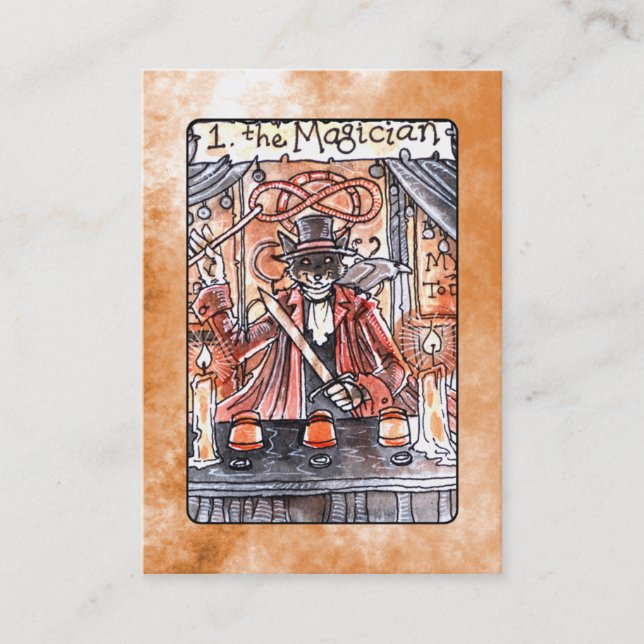 La carte de tarot de magicien (Devant)
