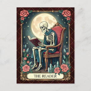 La carte de tarot de style vintage The Reader, ave