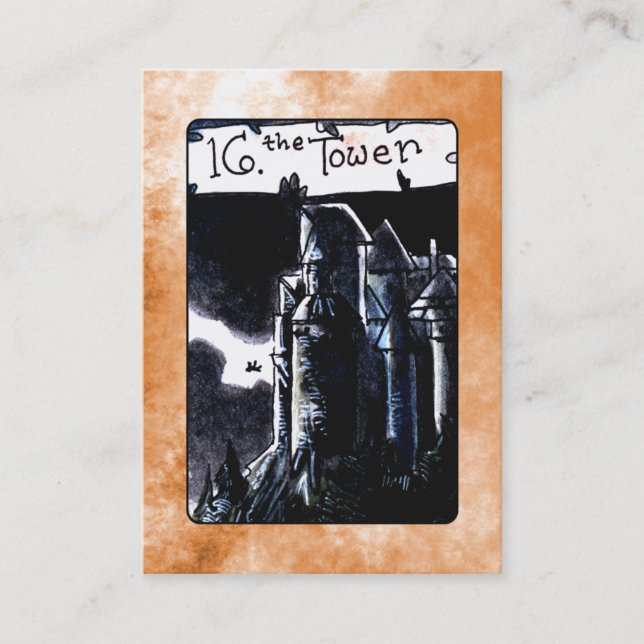 La carte de tarot de tour (Devant)