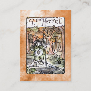 La carte de tarot d'ermite