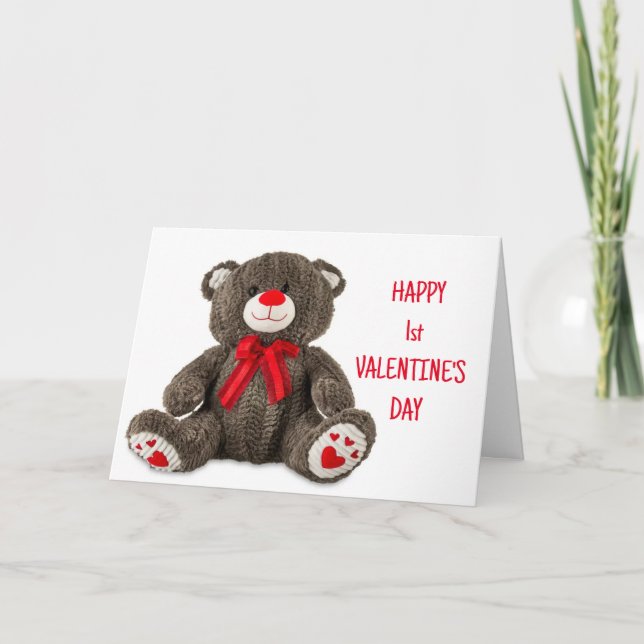 LA CARTE DE VACANCES "PREMIER JOUR DE LA VALENTINE (Devant)