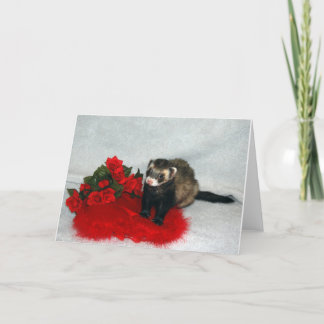 La carte de Valentine de furet