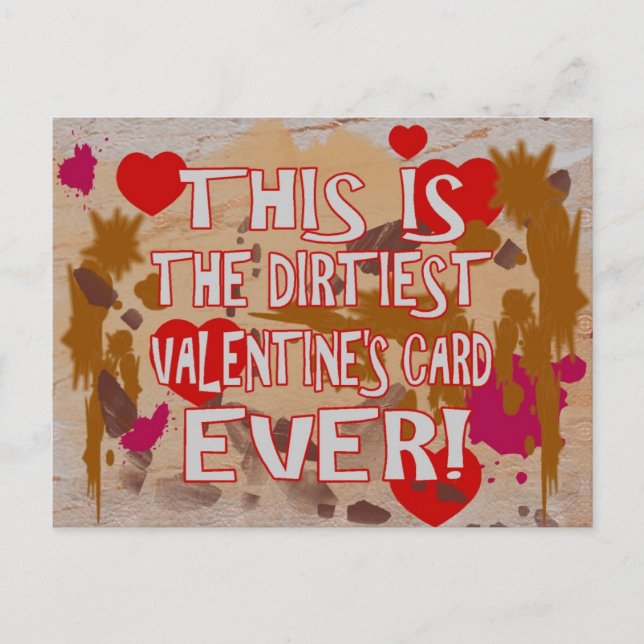 La carte de Valentine la plus sale jamais ! (Devant)