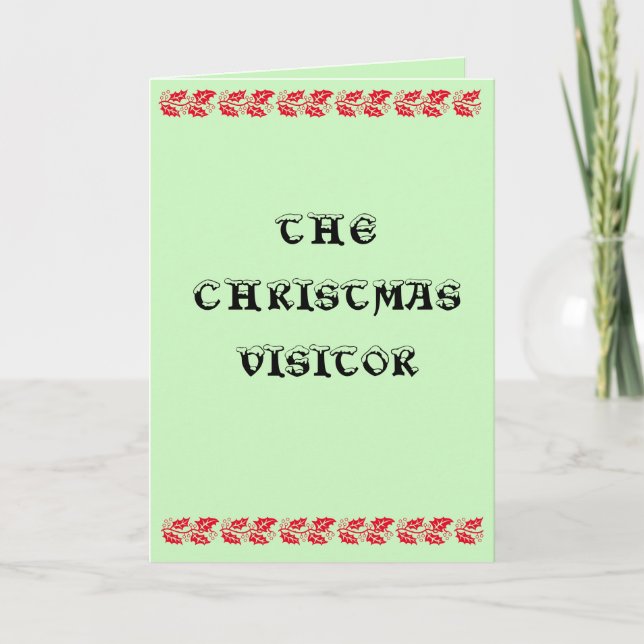 LA CARTE DE VISITEUR DE NOËL (Devant)