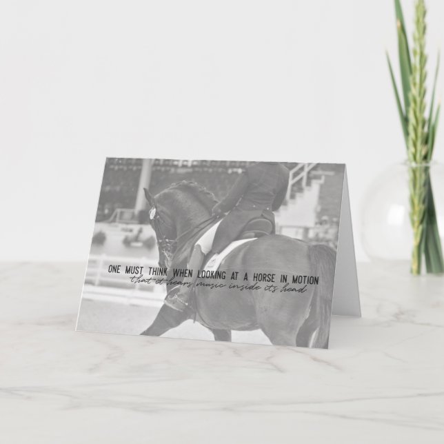 LA Carte de voeux DANSE (Devant)