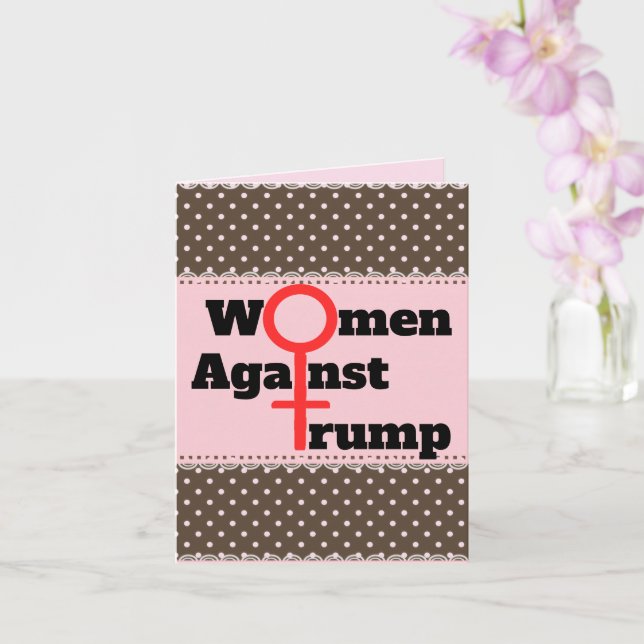 La carte de voeux des femmes contre Trump (Orchidée)