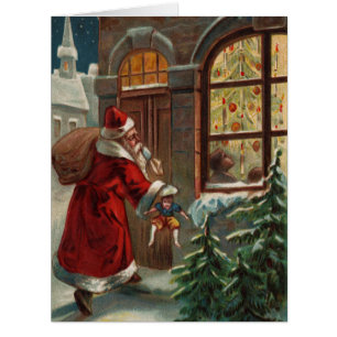 La carte de vœux géante de l'arrivée du Père Noël
