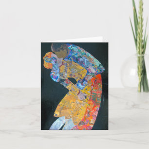 La carte de voeux Kiss-Using Artwork de Klimt