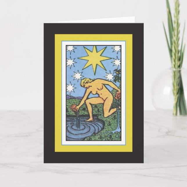 La carte de voeux Star (Devant)
