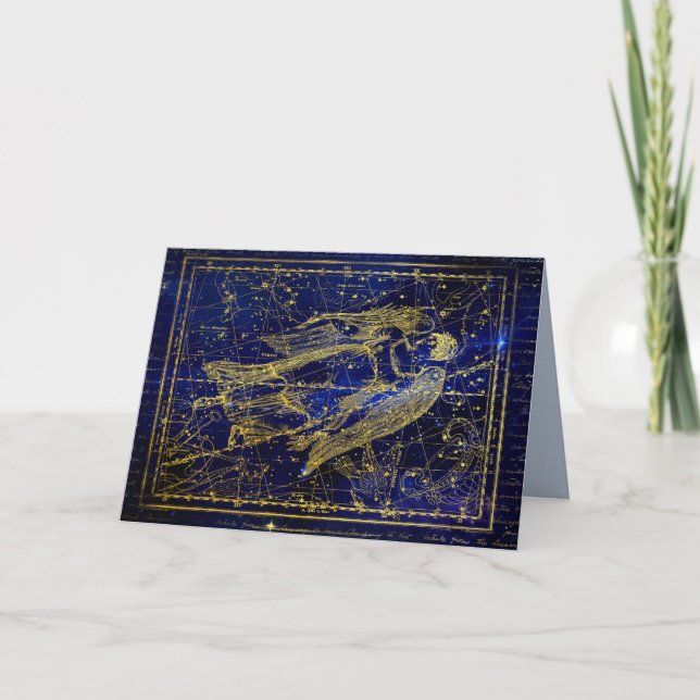 la carte de voeux virgin constellation (Devant)