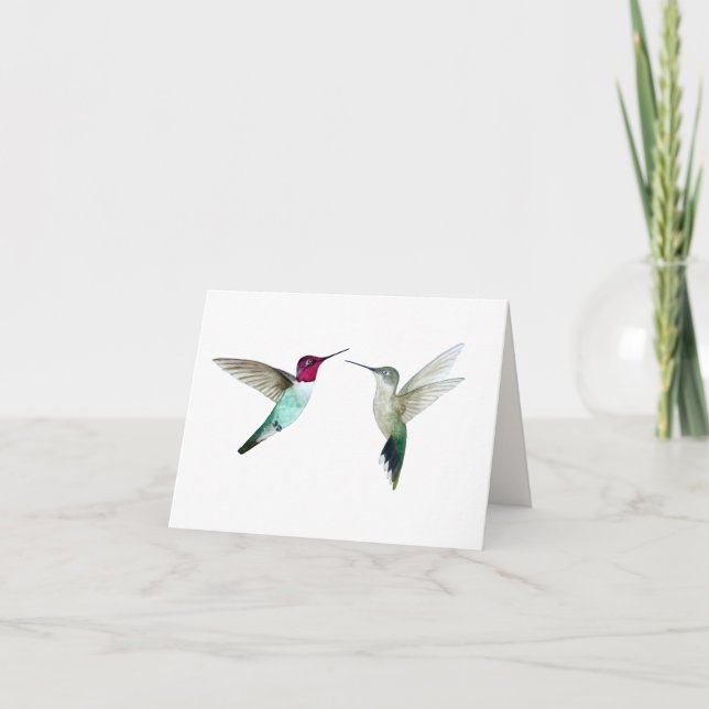 La carte des colibris d'Anna (Devant)