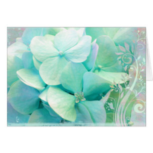 La carte d'exaltation, hortensias monnayent le