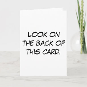 La carte d'idiot