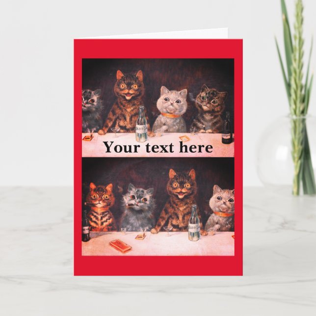 La carte du chat Louis Wain (Devant)